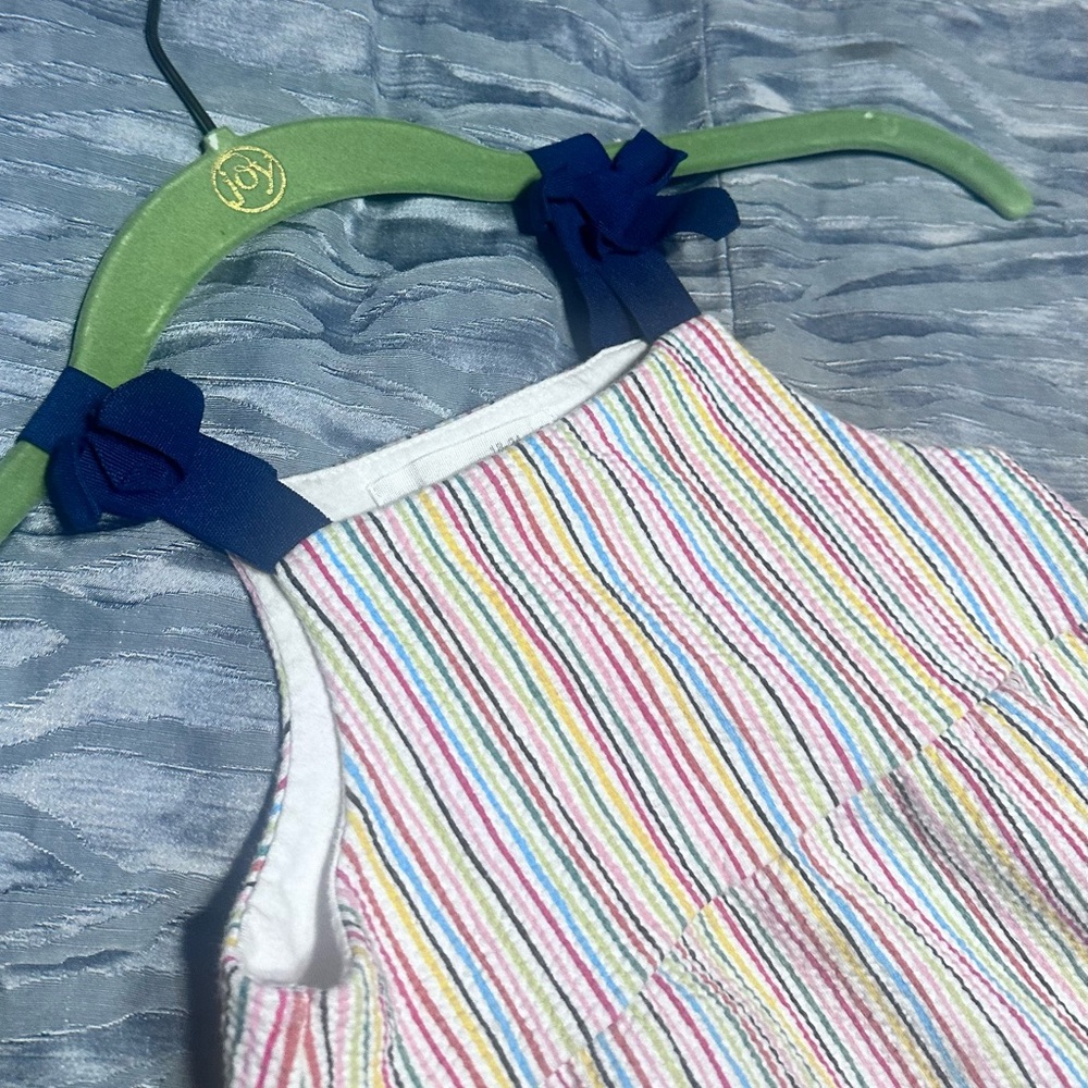 Zara Multicolor Striped Kids Casual Dress
